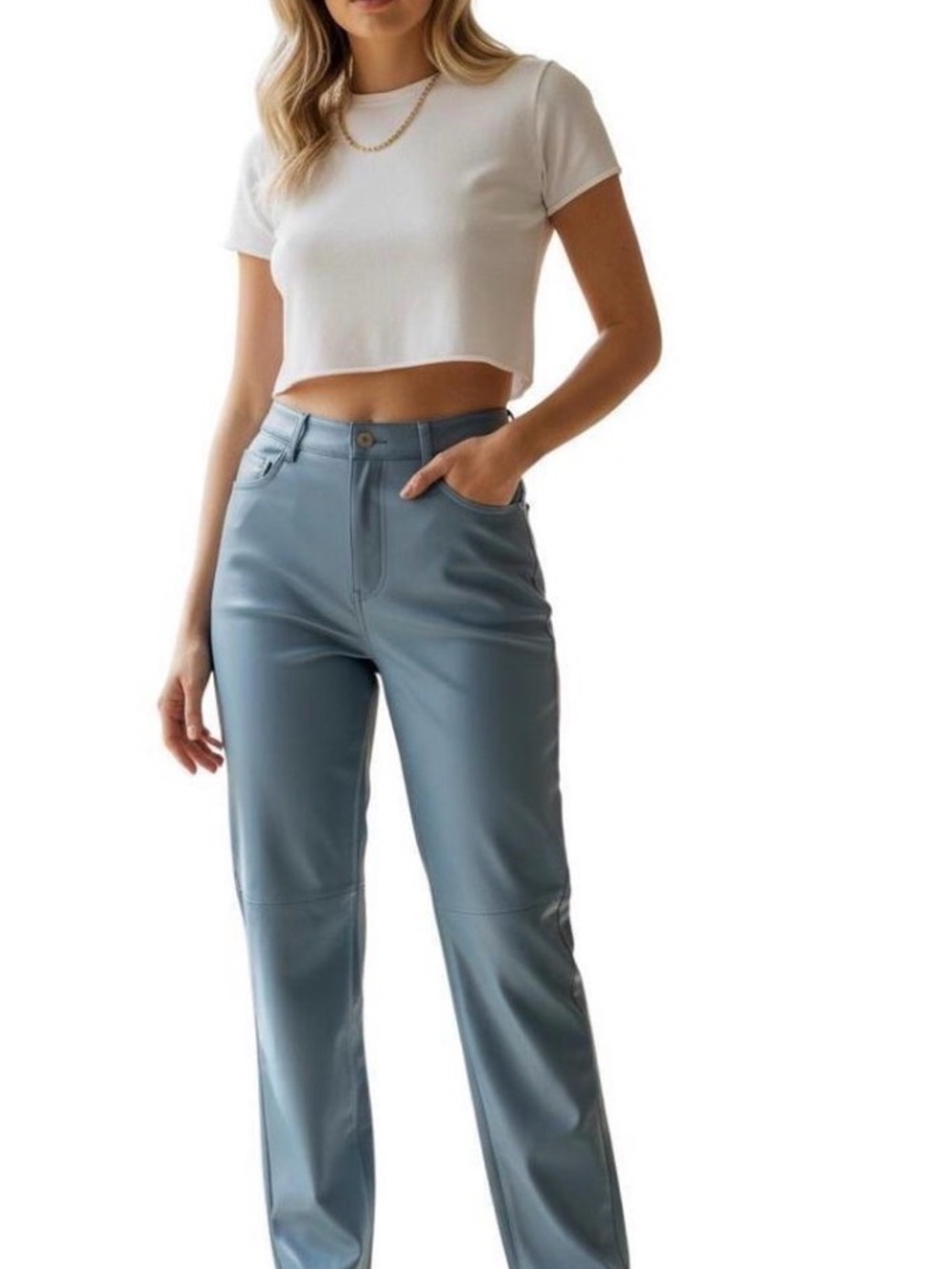 Wilfred Melina High Rise Faux Leather Pants